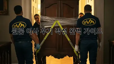 원룸 이사 후기 작성 완벽 가이드